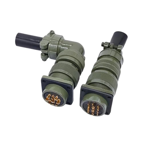 Connecteurs circulaires 5015 étanches MS3108 coudés pour câblages industriels