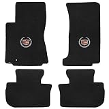 Lloyd Mats Custom-Fit Carpeted Floor Mats Premium Luxury Car Floor Liners for Cadillac CTS V Sedan/Wagon 2009-2013.5 4Pc Front & Back Set, Charcoal Carpet Mats
