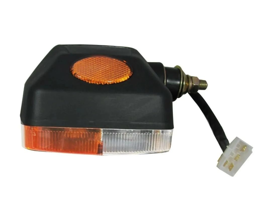 Generisch 2x Frontscheinwerfer 12V 24V 27W Links + Rechts Set Universal Scheinwerfer mit Abblendlicht Fernlicht Blinklicht für Traktor Bagger Radlader Landtechnik Baumaschine