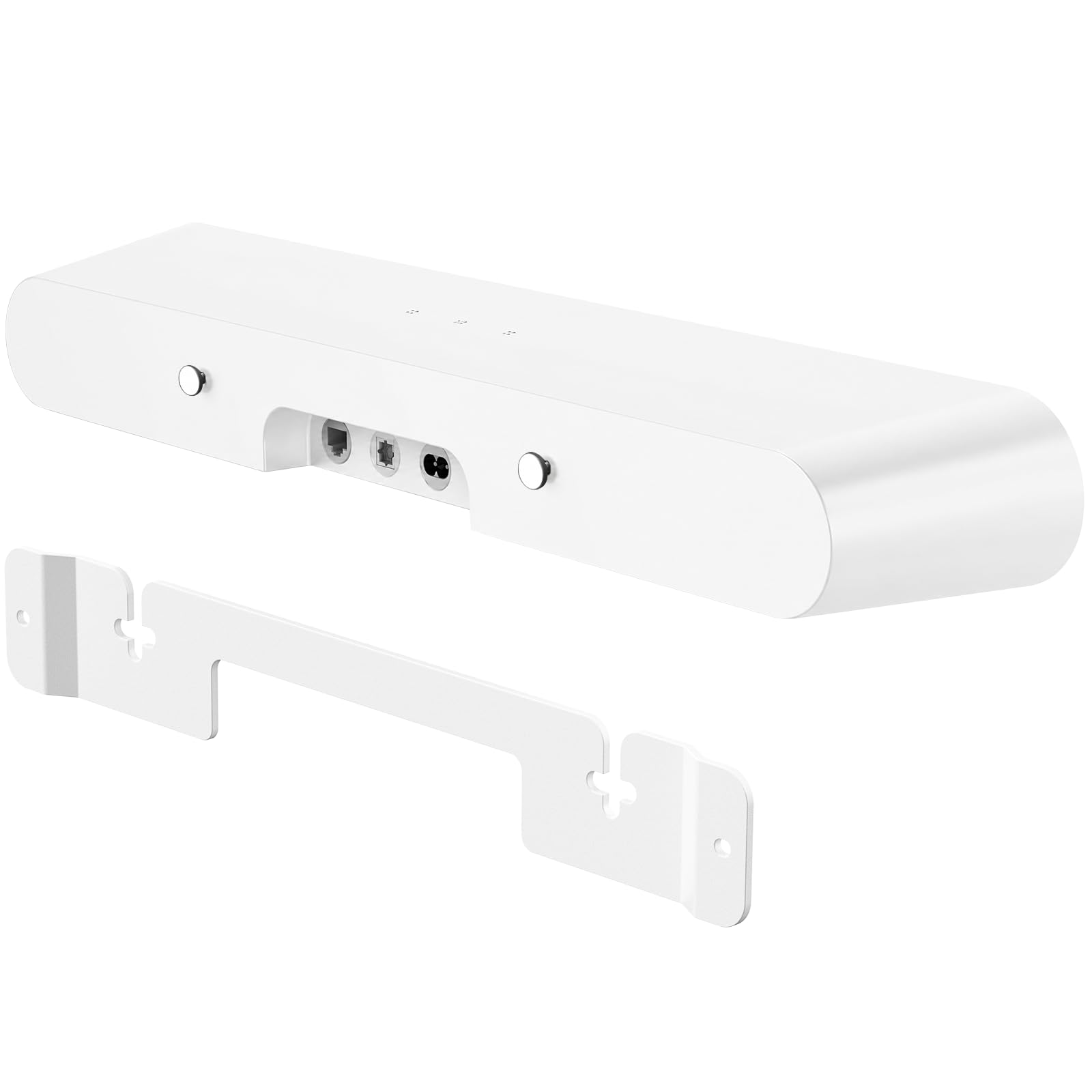 Uchwyt na soundbar Sonos Ray Soundbar, uchwyt na soundbar do montażu ściennego Sonos Ray, pływający wspornik montażowy do wsporników soundbar Sonos Ray Sound Bar do montażu pod telewizorem (biały)