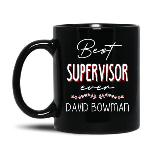 Personalized Best Supervisor Ever Ceramic Cup
