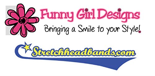 Funny Girl Designs Huskies Team Mascot School Pride Cotton Stretch Headband3