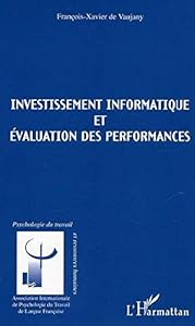 Book's Cover of Investissements informatique et évaluation des performances