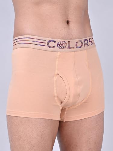 Image of Rupa Colors Solid Trunk for Men, Cotton Blend, Outer Elastic, Regular Fit, Pack of 1