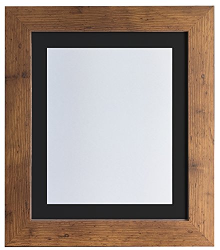 FRAMES BY POST Bilderrahmen „London“, Holz, Vintage Wood, 50 x 40 cm Image Size A3 Cover