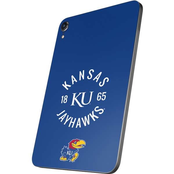 Skinit Decal Tablet Skin Compatible with iPad Mini 7 (2025) - Officially Licensed University of Kansas Jayhawks KY 1865 Design