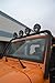 Body Armor 4x4 JK-6126Black Front Light Bar for 2007-2013 Jeep JK Wrangler