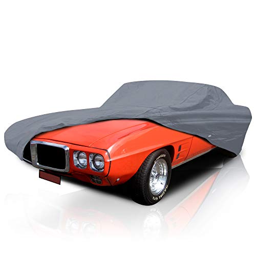 5 Layer Car Cover for Buick Riviera 1971 1972 1973 Coupe 2-Door Hardtop Semi Custom Fit Full Coverage Heavy Duty All Weather Protection Breathable Dust Wind Shield