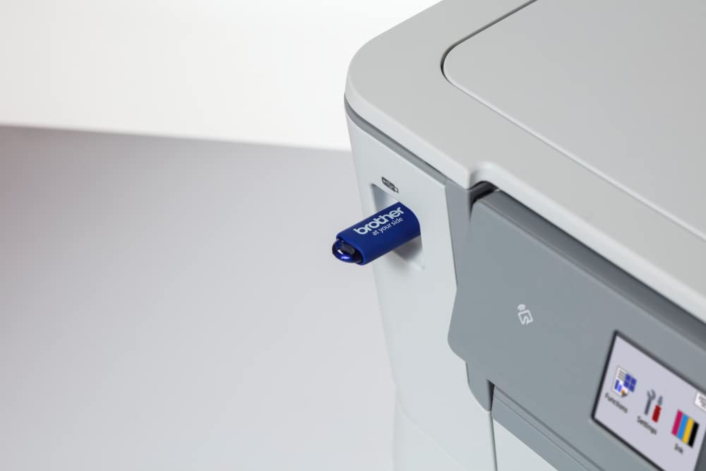 Brother HL-J6010DW DIN A3 Business Ink drukarka atramentowa (30 stron/min, atramentowa, USB, LAN, WLAN, druk dwustronny), biała/szara, 576 x 477 x 315 mm (szer. x gł. x wys.)