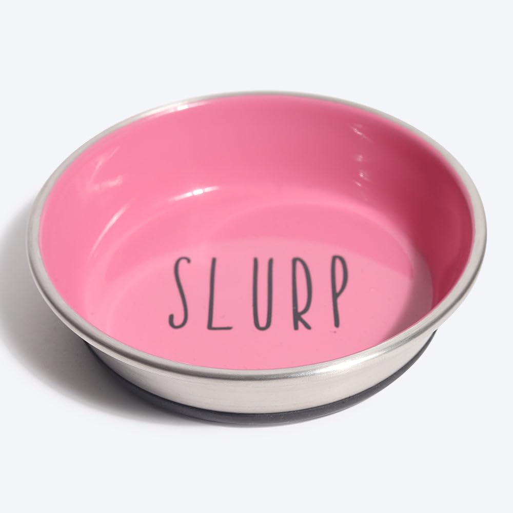 HUFT Slurp Kitten Bowl β Pink, Small | Feeding Bowl for Kittens & Puppies | Durable & Lightweight | Easy to Clean | Ideal for Food & Water for Kittens Daily Use 2