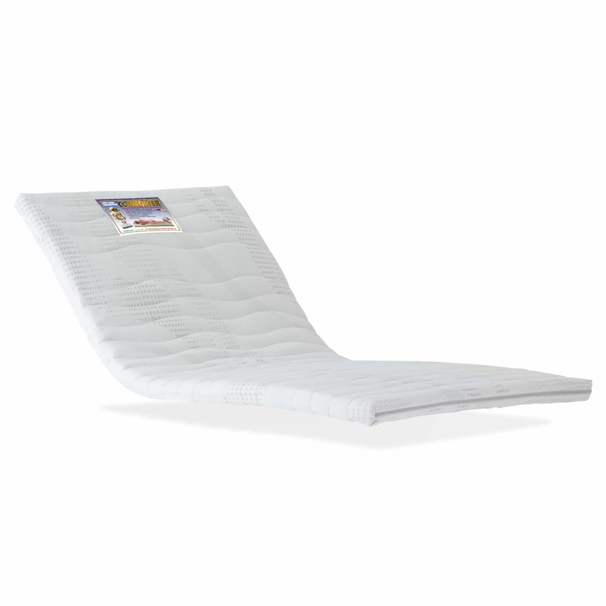 Nakładka na materac Comforter 140x210 cm – Nakładka na materac – Nakładka z pianki memory – Miękka twardość – Nakładka na materac NASA – Zmywalny pokrowiec