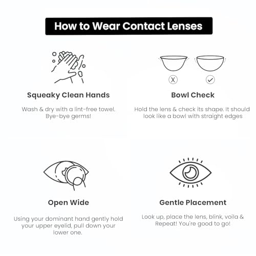 Aquacolor Monthly Disposable Colored Lenses with 0 Power - Mystery Hazel - (2 Lens/Box) - Image 6