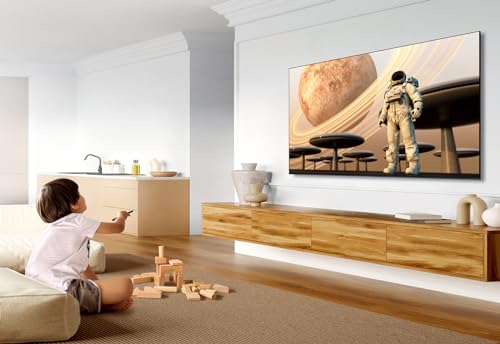 Image of TCL television 58 Inch Smart TV 4K LED HDR 10 UHD Google TV, Dolby Audio, Dynamic Color Enhancement, 2GB RAM+16GB ROM,Metallic Bezel-less Design 58V6B - (2024 Model)