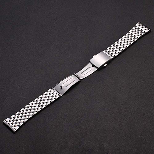Bracelet montre homme acier inoxydable pour remplacer cuir usé 20mm