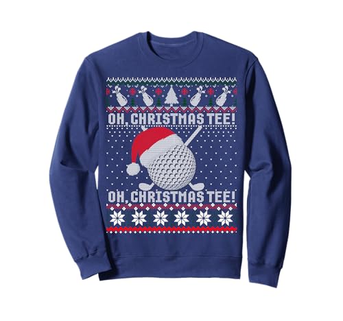 Funny Golfing Christmas Shirt Oh Christmas Tee Golf Pun Ugly Sweatshirt