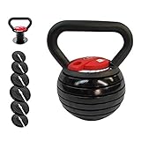 【Equipo de fitness multifuncional】 Con una amplia gama de posibilidades de ejercicio, el entrenamiento con pesas rusas es ideal tanto para el fortalecimiento muscular específico como para los entrenamientos de cuerpo completo. Desde ejercicios suaves para principiantes hasta rutinas para quemar músculos, este ejercitador duradero se adapta a cualquier régimen de entrenamiento y lo tonificará, esculpirá y fortalecerá.