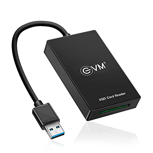 Image of EVM XQD Memory Card Reader - USB 3.0 Transfer up to 5Gbps - SD Card Supported - 3 Years Warranty (EVM-CR-002)