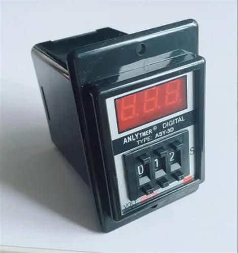 Relais de temporisation ASY-3D 110V minuterie industrielle réglable 999M 8PIN