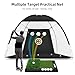 ERYUE Golf Swing Practice Net Sturdy Structure Portable Training Aids Ideal Golf Lovers for Backyard Use Polyester Net (3 Meter Set)