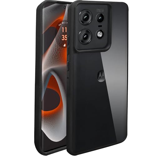 Image of A rtistque Hard Clear Back Cover Case for Motorola Edge 50 Pro 5G | Shockproof TPU | Acrylic Armor | Stylish Protective Design - Transparent