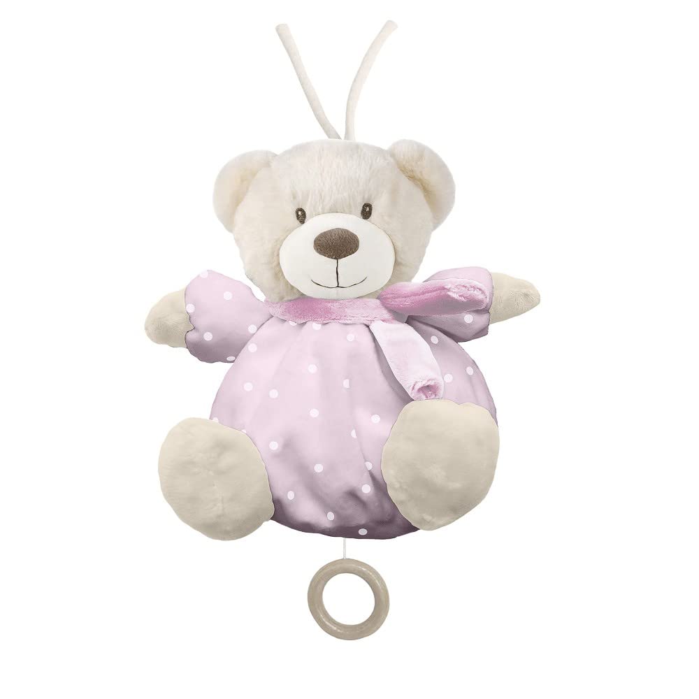 Peluche Musical Osito rosa, para bebés
