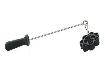 Stainless Steel Non Stick Rose Cookie Maker ACH-hu Murukku Mould Achappam Maker Combo - Pack of 1