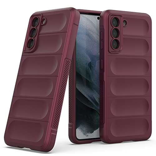 Zapcase Back Case Cover for Samsung Galaxy S21 5G | Compatible for Samsung Galaxy S21 5G Back Cover | Liquid Silicon Magic Case with Camera Protection | Plum