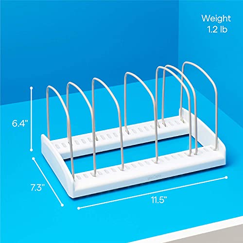 YouCopia StoreMore Adjustable Bakeware Rack, Cookie Sheet, Baking Pan, and Tray Organiser for Kitchen Cupboard and Pantry Storage, Standard, White - Image 6