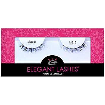 Elegant Lashes M515 Black Velvet | Premium Cruelty-Free Faux Mink Under-Lower-Bottom False Eyelashes