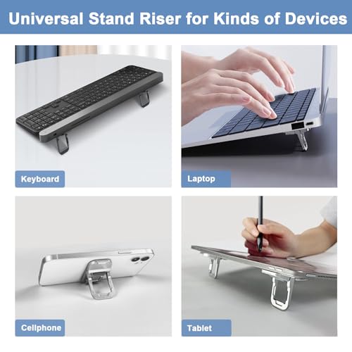 Base portátil ajustable para laptop y teclado zinc alloy miniatura 7