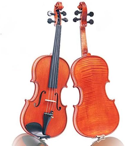 4/4 Full Size Advanced 'GAMA' Model, a Gliga Violin Handmade in Romania, Concert Orchestra Level, Hand Varnished, Hand Inlaid Purfling, Hand Carved Solid European Wood, Fully Set Up