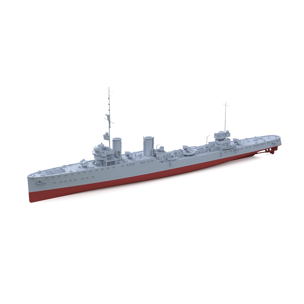 MRY-SFW SSC350605S-A 1/350 zestaw do budowy modeli wojskowych, włoski niszczyciel klasy Leone z 1938 r., pełny kadłub, segmentowany kadłub