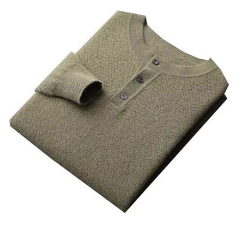 Men Crewneck Sweater Knitted Casual Long Sleeve Cashmere Pullover Sweater