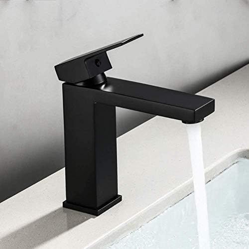 Mitigeur noir de lavabo pour moderniser votre salle de bain familiale