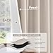 MIULEE 100% Blackout Curtains 96 Inch Long 2 Panels Set for Bedroom, Thick Faux Linen Black Out Curtain Room Darkening Back Tab Pleat Floor to Ceiling Window Drapes with Hooks for Living Room, Beige