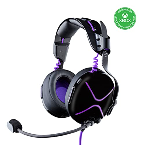 Exclusive Discount 70% Price  Victrix Pro AF Wired Professional Esports Gaming Headset with Cooling: Xbox Series One, Xbox Series S  X, PC, Windows 10 Computer - Black / Purple