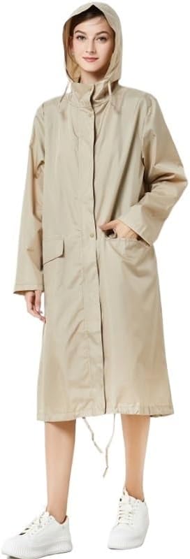 Loose Thin Windbreaker Solid Color Raincoat Outdoor Travel Adult Male and Female Couples image 5