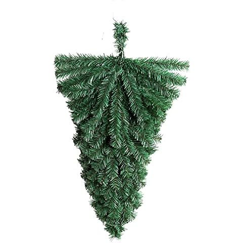 Khakho Upside Down Christmas Tree, Artificial Christmas Tree for Xmas Indoor Outdoor Holiday Decoration (Green60) Cover