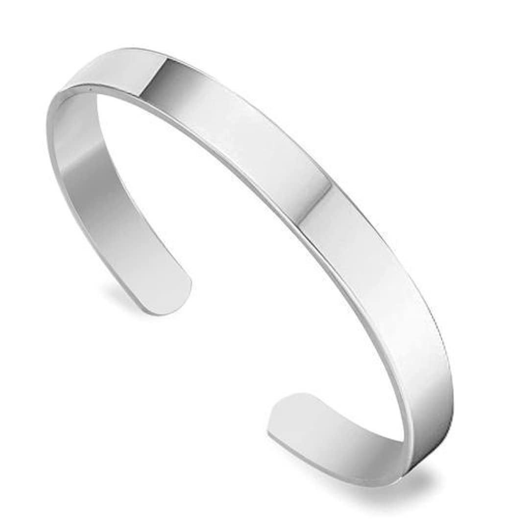 The Key House Silver, Stainless Steel, Copper, Brass & Alloy Plain Openable Adjustable Free Size Big Strong Heavy Bracelet for Girls & Boys (White) (B0BZZLM287) Amazon Price History, Amazon Price Tracker