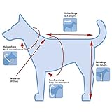 Kerbl Pet Regenmantel Manchester, Hundejacke, Hundemantel, schwarz, 35cm, Polyester, Hunde, mit Beinschutz