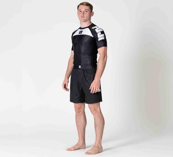 FUJI IBJJF Ranked Shortsleeve Jiu Jitsu SS Rashguard, BJJ Rashguard for Men and Women, - Image 2