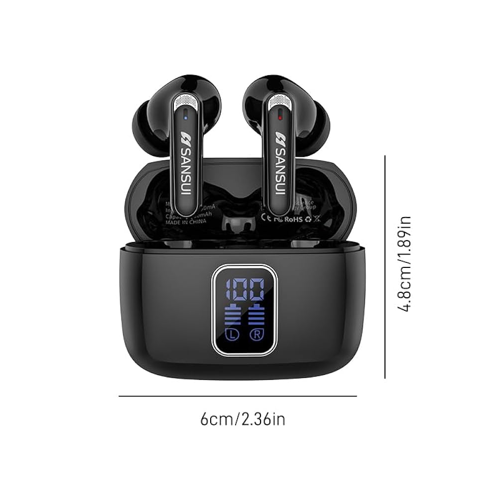 Amazon.com: SANSUI W9 True Wireless Earbuds,Active Noise
