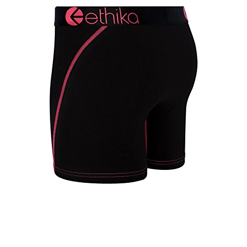 Ethika Mens MID Boxer Brief | *Solids* Black Roz2