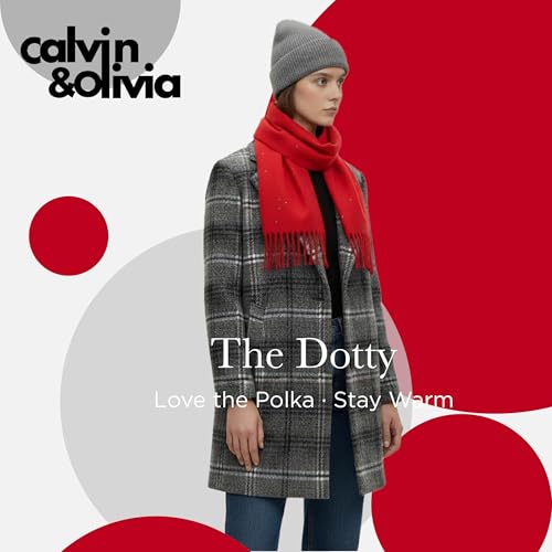 Image of CALVIN & OLIVIA Lightweight Ultra-Soft Scarf - Perfect Holiday Gift for Men & Women