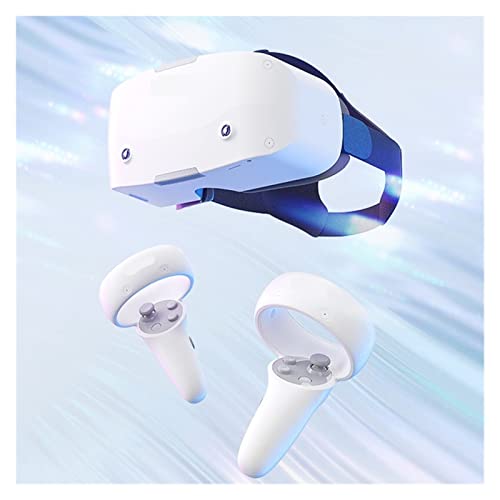 All In One Virtual Reality Glasses Advanced Vr Stream Game Headset Real 4K Hd Imax Display 3D Surround Stereo Helmet ( Color : Black ) #TOP1