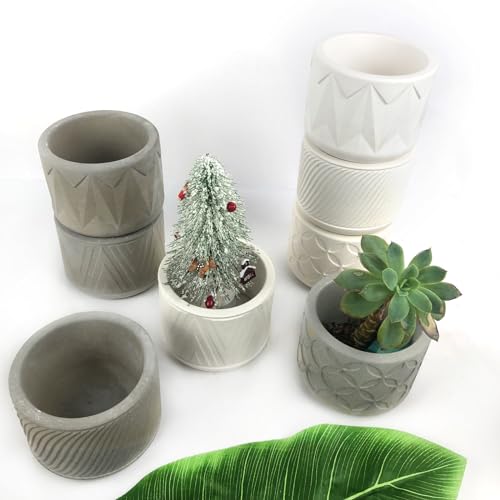 Moule silicone pot de fleur pour plantes grasses et deco maison - 5