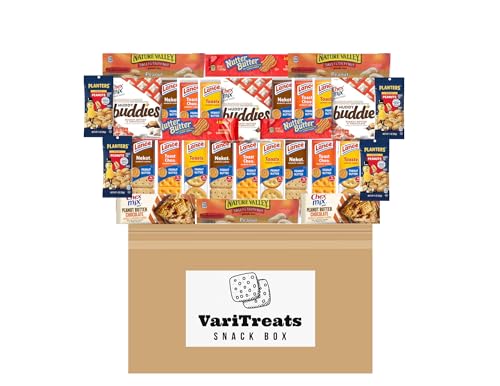VariTreats Snack Box Peanut Butter Lover (30 Count) Giftable Box,