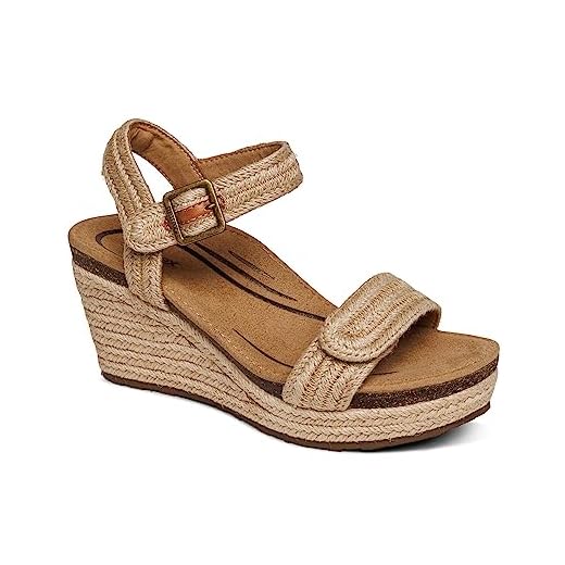 Aetrex Women's Sydney Wedge Sandals