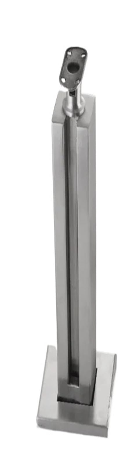 Columna de doble ranura en acero inoxidable 304 de 950 mm para barandilla elegante