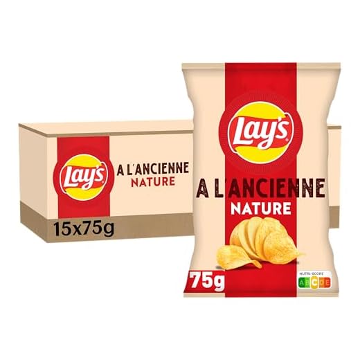 Lay's Chips A l'Ancienne Nature Lot de 15x75g